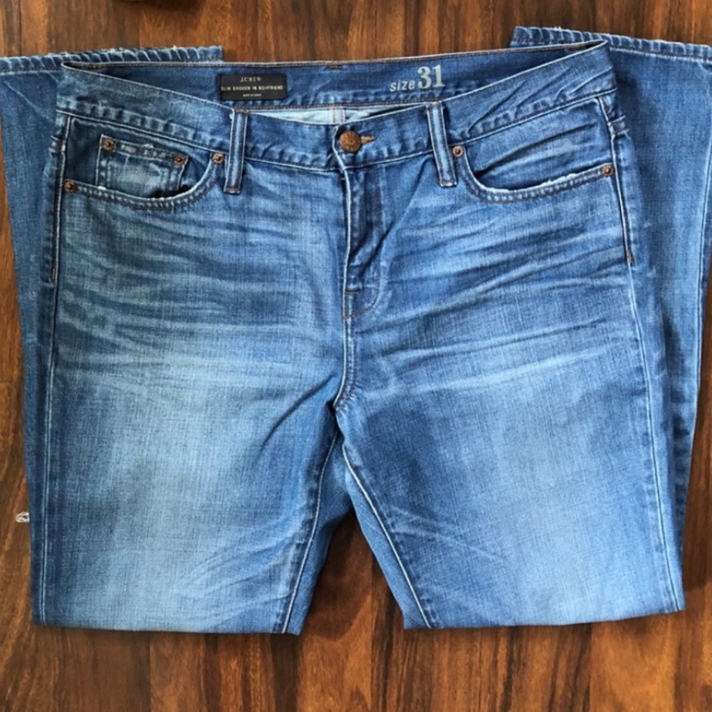 JCrew distressed boyfriend jeans - Picture 4 of 5